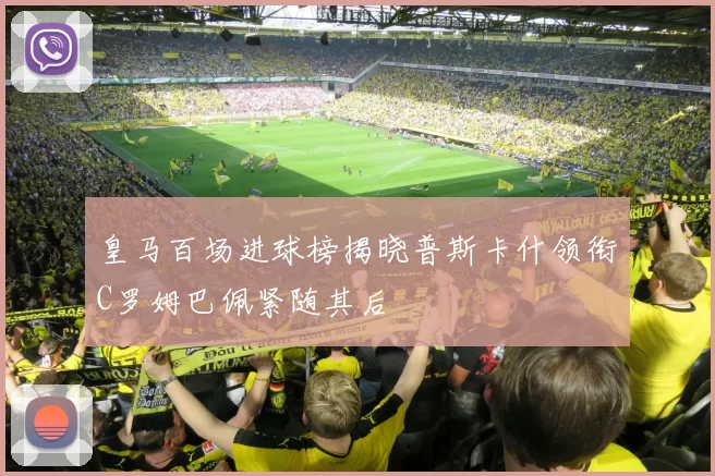 皇马百场进球榜揭晓普斯卡什领衔C罗姆巴佩紧随其后